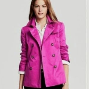Banana republic short trench coat size S Pink